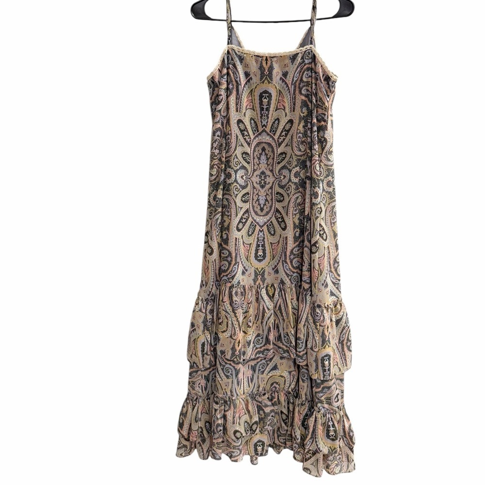 NWOT LOVE SAM Malta Paisley Maxi Dress Size Medium - Picture 4 of 12